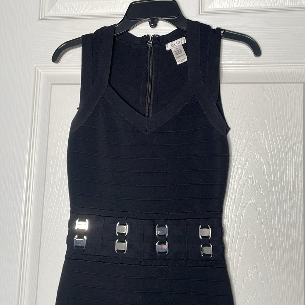 Cache Bandage Bodycon Mini Tank Dress Y2K - Picture 2 of 5